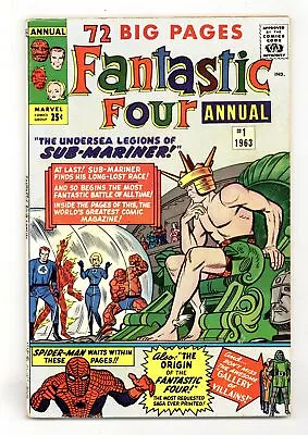 Buy Fantastic Four Annual #1 VG+ 4.5 1963 • 346.19£