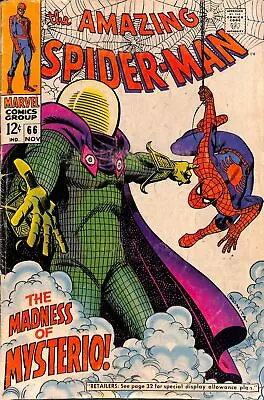 Buy Amazing Spider-Man #66 (1968) VG/FN  Marvel Comics • 145.69£