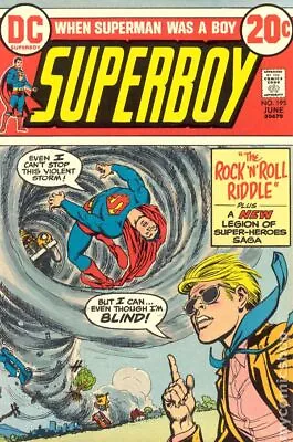 Buy Superboy #195 VG- 3.5 1973 Stock Image Low Grade • 3£