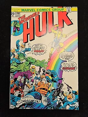 Buy Marvel Comics Group #190 The Incredible Hulk Glorian. ( C010 ) • 9.49£