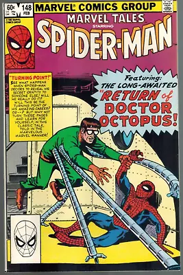 Buy Marvel Tales 148 Starring Spider-Man  (rep Amazing Spider-Man 11)  VF+ 1983 • 10.23£