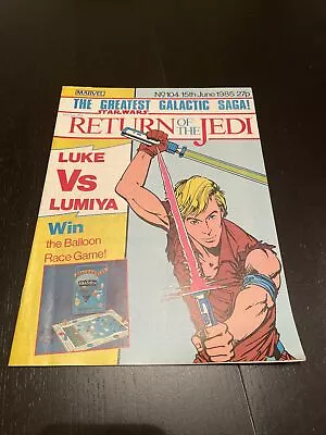 Buy Star Wars Return Of The Jedi Marvel UK 15th June 1985 Issue 104 • 2.49£