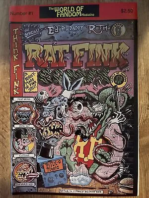 Buy RAT FINK #1 World Of Fandom Magazine ‘90 Underground Indie Comic/Mag Ed Roth NM • 26.09£