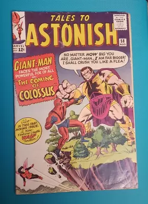 Buy Tales To Astonish # 58 - (1964) -  The Coming Of Colossus  - Silver Age  • 47.44£