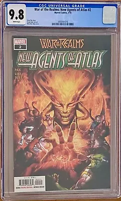 Buy War Of The Realms: New Agents Of Atlas #2 - 2019 - 1st Sword Master - CGC 9.8 • 210£