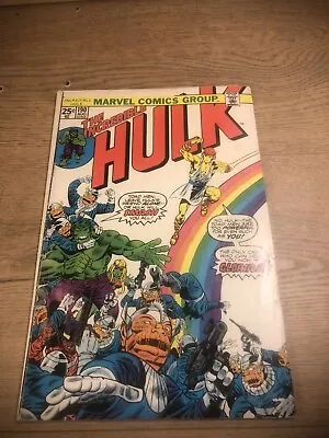 Buy 1975 Marvel Comics #190 The Incredible Hulk 1st Appearance Of Glorian Bronze Age • 11.92£