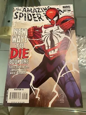 Buy Amazing Spider-man #568, VF/NM 9.0, 2nd Print; New Ways To Die • 14.79£