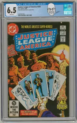 Buy George Perez Collection CGC 6.5 Justice League Of America JLA #203 Wonder Woman • 80.03£