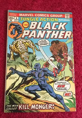 Buy Free P & P: Jungle Action #6, Sep 1973; The Black Panther - 1st Killmonger (KG) • 39.99£