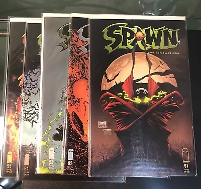 Buy Spawn # 91,92,93,94,95 Lot Mcfarlane Image Comics 1st Print NM • 33.99£