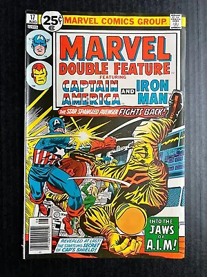 Buy MARVEL DOUBLE FEATURE #17 Aug 1975 Tales Of Suspense #93 Reprint Captain America • 7.88£