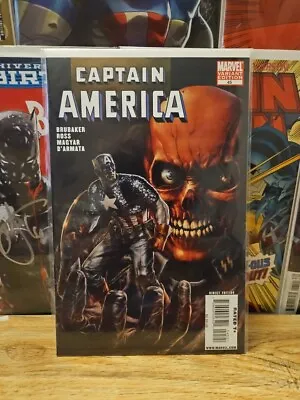 Buy CAPTAIN AMERICA #45 Incentive Red Skull Variant Cover. Limited To 1:10 • 5.03£