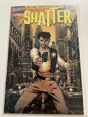 Buy Shatter Special #1 First Computerized Comic! First Comics, 1985 VF+ B&B • 2.39£
