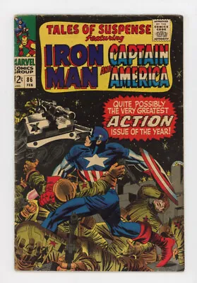 Buy Tales Of Suspense 86 Pure Jack Kirby Cap Cover, Solid VG • 13.06£