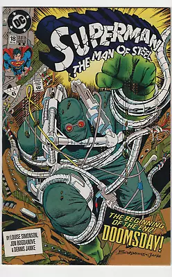 Buy Superman The Man Of Steel #18 1992 2nd Print Variant 1st Appearance App Doomsday • 14.22£