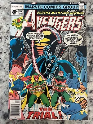 Buy Avengers #160 Vol. 1 (Marvel, 1977) Key Grim Reaper Appearance, Ungraded • 4.74£