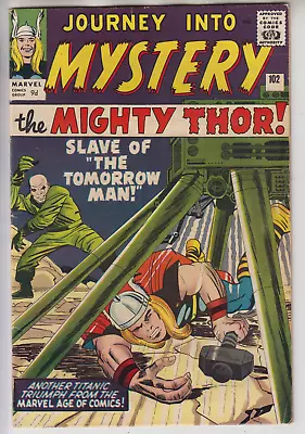 Buy Journey Into Mystery Thor # 102 Fn 6.0 Key 1st Hela, Sif & Balder Cents 1964 • 189.95£