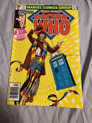 Buy Marvel Premiere #57 Doctor Who (1980) 1st Us App Of Dr Who - 9.2 Nm- (marvel) • 20.77£