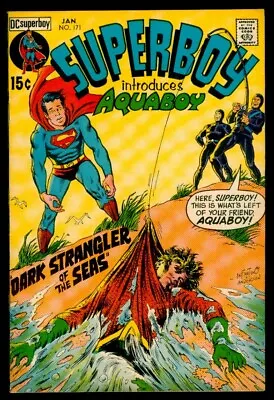 Buy DC Comics SUPERBOY #171 1st Aquaboy VFN+ 8.5 • 23.95£