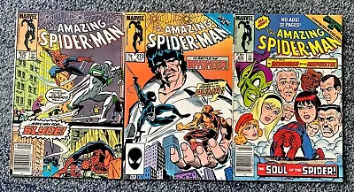 Buy LOT - 3 Issue Set! Amazing Spider-Man #272 + 273 + 274 (1986) Marvel • 13.43£