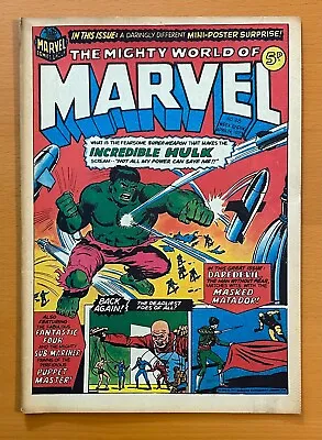 Buy Mighty World Of Marvel #28 RARE MARVEL UK 1973. Stan Lee. VF- Bronze Age Comic • 17.21£