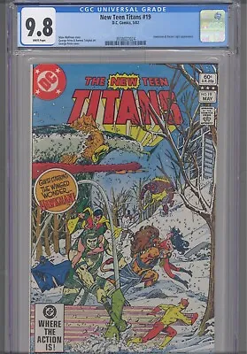 Buy The New Teen Titans #19 CGC 9.8 1982 Hawkman & Doctor Light  App George Perez  • 55.56£