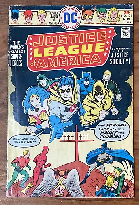 Buy Justice League Of America # 124 November 1975 Superman Flash Hawkman DC Comics • 8.30£