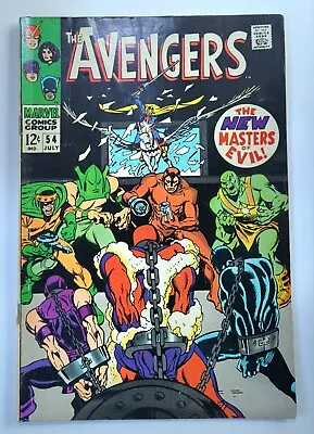 Buy Avengers #54 (1968) - Grade 5.0 - 1st Cameo Appearance Of Ultron - Silver Age! • 59.53£
