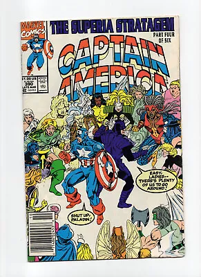 Buy Captain America #390 Marvel 1991 The Superia Stratagem! • 3.95£
