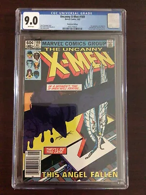 Buy CGC 9.0 Uncanny X-Men 169 First Morlocks Newsstand White Pages • 39.53£