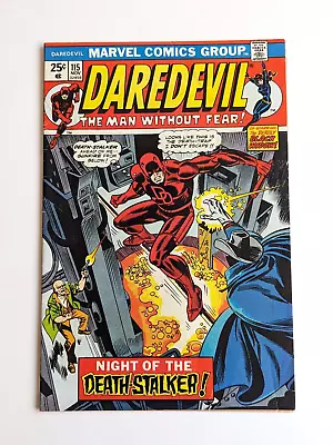 Buy Daredevil #115 - Death-Stalker Appearance  1974 FN Hulk #181 Ad! Marvel Stamp • 23.71£