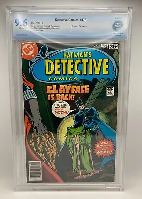 Buy Detective Comics #478 - Batman - CBCS 9.6 Newsstand 1978 • 90.88£