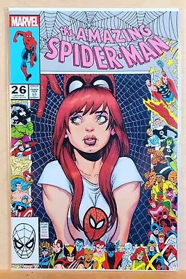 Buy Amazing Spider-Man #26 (2023) Art Adams MJ Border Trade Variant : NM • 11.95£