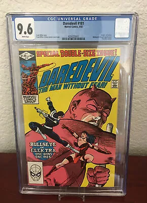 Buy Daredevil #181 (1982) CGC 9.6, Death Of Elektra • 80.34£