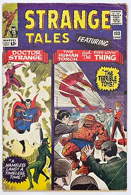 Buy Strange Tales #133 1965 4.5 VG+ Puppet Master, Dormammu, Baron Mordo Appears! • 21.35£