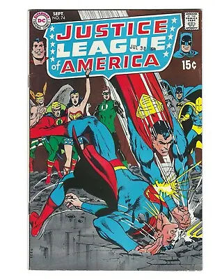 Buy Justice League Of America #74 DC 1969 VF- Justice Society  Combine Ship • 31.53£