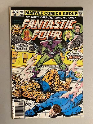 Buy Fantastic Four 206, FN/VF 7.0, Marvel 1979, Bronze Age, Newsstand! Skrulls • 9.80£