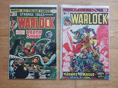 Buy Warlock #10 And Strange Tales #179 1975 Warlock Bundle Guardians Marvel Comics • 29.99£