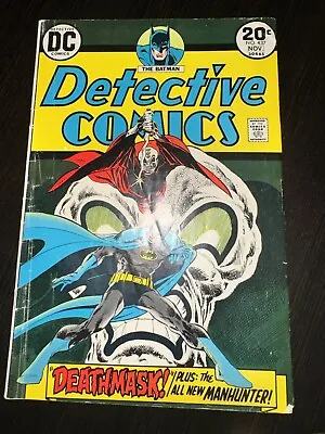 Buy DETECTIVE COMICS # 437 First Appearance Of The New Manhunter Oct-Nov 1973 (F/VF) • 7.88£