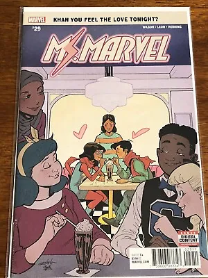 Buy Ms. Marvel #29 🌩 1st Malik Khan Archie Homage Cover Kamala Marvel Comics 2018 • 11.92£