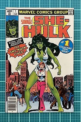 Buy Savage She-Hulk #1 Newsstand - 1st App Jennifer Walters Marvel Comics 1979 FN/VF • 43.37£