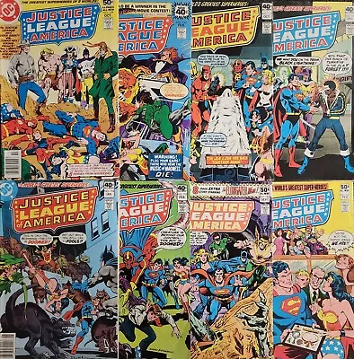 Buy Justice League Of America Vol 19 159-187 Superman 1978 DC Comoc Book Lot 10 KEY • 36.93£