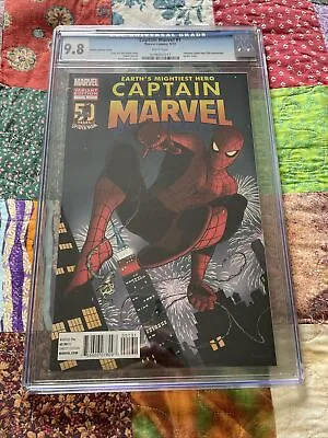 Buy Captain Marvel #1 2012 Rivera 50th Anniversary VARIANT CGC 9.8 • 78.87£