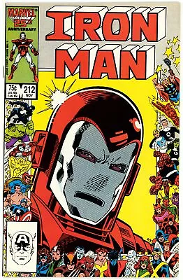 Buy Iron Man (1968) #212 VF/NM 9.0 Frame Cover • 9.52£