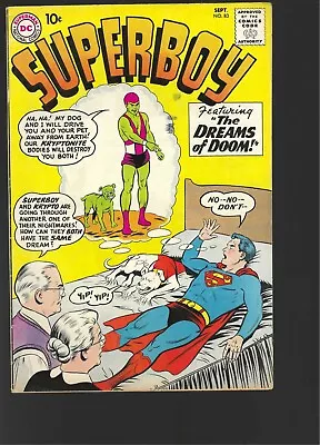Buy Superboy #83 Sept 1960 Fine • 39.53£