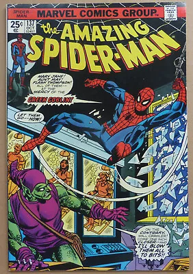 Buy The Amazing Spider-man #137, Nice  Green Goblin  Cover Art!! • 50£