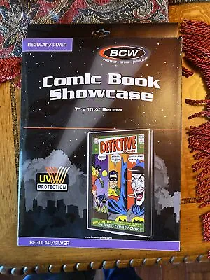 Buy BCW Comic Book Holder UV Showcase Display Silver Age Wall Mount Case Frame  • 19.02£