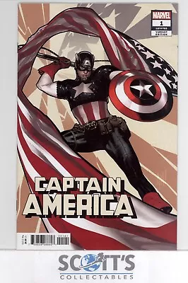 Buy Captain America #1 Adam Hughes Variant New (bagged And Boarded)  Freepost • 4.50£
