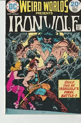 Buy Dc Comics Weird Worlds Ironwolf #10 (1974) 1st Print Vf • 2£