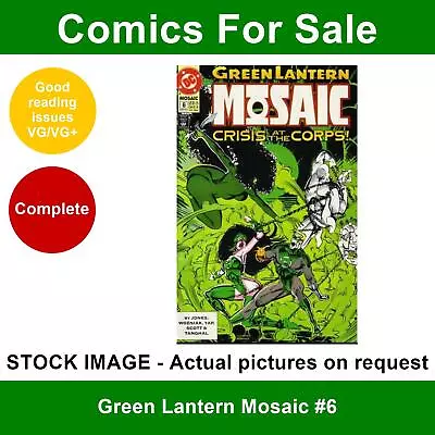 Buy DC Green Lantern Mosaic #6 Comic - VG/VG+ 01 November 1992 • 2.99£